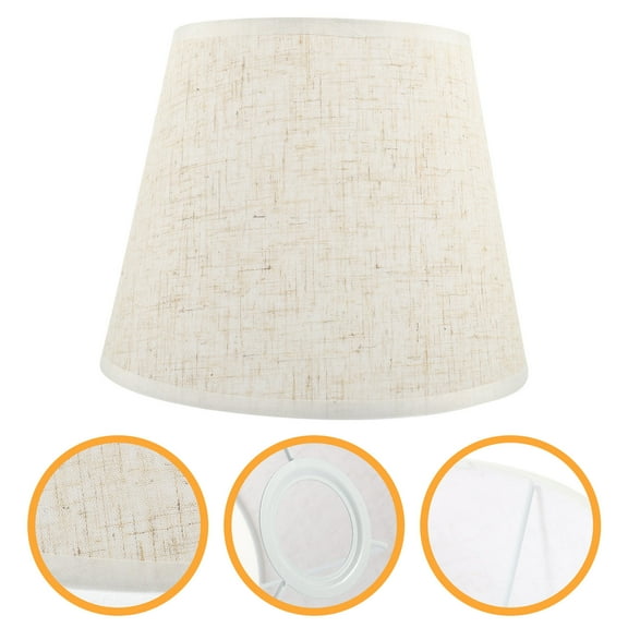 FUTUREORYY Lamp Shade for Table Lamp Cloth Beige 1Pcs for Hotel Use