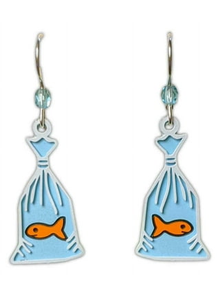 Goldfish in deals bag earrings