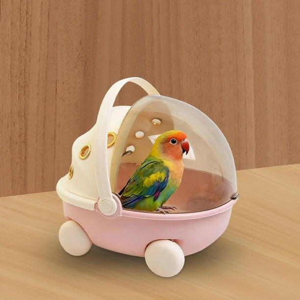 Transportín de pájaros,Jaula de viaje portátil para periquitos con calefactor,Transportín para pájaros,jaula para pájaros,salida a casa,Jaula para loros: colocación temporal en