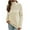 Beige, variant on Womens Fall Fashion 2022! QLEICOM Sweaters for Women, Women‘s Turtleneck Sweater Solid Knitted Casual Fashion Raglan Sleeves Long Sleeve Tops Blouse On Clearance