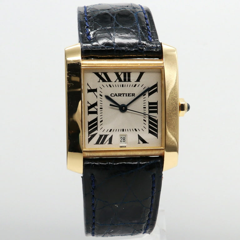 Cartier Tank Francaise 18k Yellow Gold Men's Automatic Watch W5000156