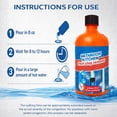 thumbnail image 2 of Drain clog remover, Drain Clog Dissolver, Opener-Cleaner, Toilet Clog Remover-Professional Strength Liquid Pipe Build Up Remover (2 pcs), 2 of 4