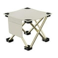 thumbnail image 2 of koolsoo Tabouret de Camping Pliant Confortable Repose-Pieds Robuste pour Randonnée Camping en Plein Air 28cmx28cmx23cm, 2 of 9