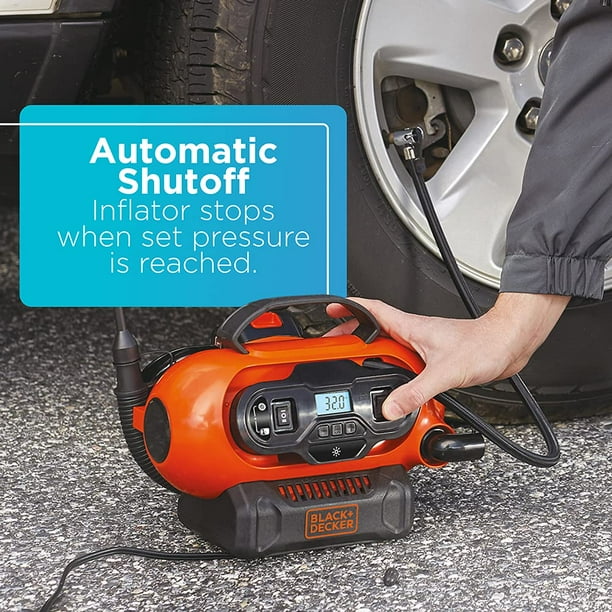 BLACK DECKER 20V MAX Cordless Tire Inflator Cordless Corded Power Tool Only BDINF20C
