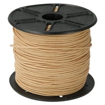 The Beadsmith Waxed Cotton Cord – Natural, 100m Spool, 1mm Thick, Strong String for Jewelry Making