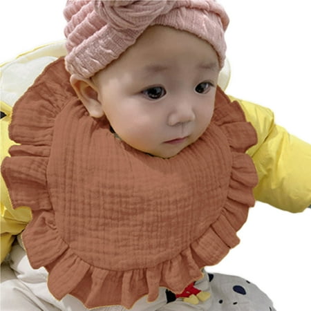 

LBECLEY Baby Girl Bins Babys Boys Girls Towel Ruffle Cotton Lace Cute Bag Bibs Burp Cloths Sixteen Colours Outwear Solid Colours Dinosaur Burp Baby Boy F One Size
