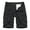 Black, variant on XMMSWDLA Men's Cargo Shorts Casual Cotton Multi-Pockets Elastic Waist Shorts Black Athletic Shorts for Men