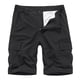 thumbnail image 2 of pstuiky Pantalones cortos de gimnasio para hombre, Pantalones cortos cargo casuales para hombre, con bolsillos con botones y cremallera, cintura elástica Pantalones cortos de golf, 2 of 4