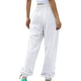 thumbnail image 6 of BODOAO Sweatpants for Women High Waist Lounge Jogger Pants Solid Color Baggy Lightweight Comfy Trousers with Pocket Pant Solid Color Sports and Leisure Pant Wide Leg Pants and Pocket Pants White M, 6 of 8