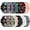 Black/White/Gray/Pink/Green/Smoky Purple/Orange Pink/Wine/Leopard/Boho B/Rainbow/Green Arrow, variant on 12 Pack Stretchy Bands Compatible with Samsung Galaxy Watch 7 6 5 4 FE 40mm 44mm Band, Galaxy 5 Pro 45mm, 6 Classic 47mm 43mm, 4 Classic 46mm 42mm, Active 2, 20mm Elastic Watch Strap for Women