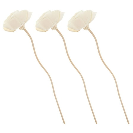 SOPOTUTU 3pcs Dried Flower Diffuser Sticks Wood Essential Oil Diffusion Home