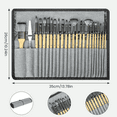 thumbnail image 6 of Xueyu Paint Brushes Set for Acrylic Painting, 24Pcs Oil Watercolor Acrylic Paint Brush, Artist Paintbrushes for Body Face Rock Canvas, Kids Adult Drawing Arts Crafts Supplies, Original Wood Color, 6 of 9