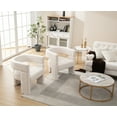 thumbnail image 3 of Dayalane Barrel Accent Chair, Modern Linen Upholstered Armchair with Curved Open Back, Comfy Single Sofa Chair, Club Chair for Living Room Bedroom Reading, Beige, 3 of 9