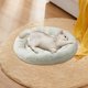 thumbnail image 5 of Cama redonda de felpa suave para mascotas, espuma viscoelástica ortopédica, funda impermeable y extraíble, base antideslizante, para gatos y perros pequeños, acogedora para interiores,, 5 of 7
