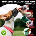 thumbnail image 5 of 2PCS Dog Muzzles, Soft Muzzle for Small Dogs to Prevent Biting Barking Eating Chewing, Adjustable Air Mesh Breathable Dog Mouth Guard for Grooming, 5 of 7