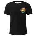 thumbnail image 4 of Cmfcve Graphic T-Shirt for Men Short Sleeve Round Neck Sports T-shirt Versatile Breathable Outdoor Shirt, 4 of 5