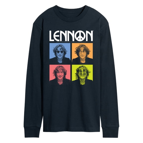 John Lennon - Lennon Block - Men's Long Sleeve Graphic T-Shirt