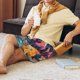 thumbnail image 5 of Fotbe Fantasy Cosmic Landscape Pantalones Cortos de Pijama para Hombre, Ropa de Dormir, Pantalones de Pijama Cortos para Hombre-Small, 5 of 6