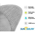 Sun2Solar 20' x 50' Rectangle 1200 Series Crystal Clear Solar Pool Cover
