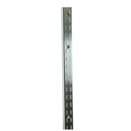 Econoco - SS22/96 - 96" Zinc Heavy Weight Surface Mount Double Slotted Standard For President Line Brackets - Sold in Pack of 10