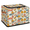 Multicolor 4, variant on ADECORIVY Retro Butterflies Vintage Fabric Storage Bin with Lid, Foldable Storage Box Decorative Cube Organizer Basket for Closet Shelf Organizing Clothes
