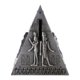 thumbnail image 2 of Figura de metal piramidal decorativa y creativa para el hogar. Gris, 2 of 9