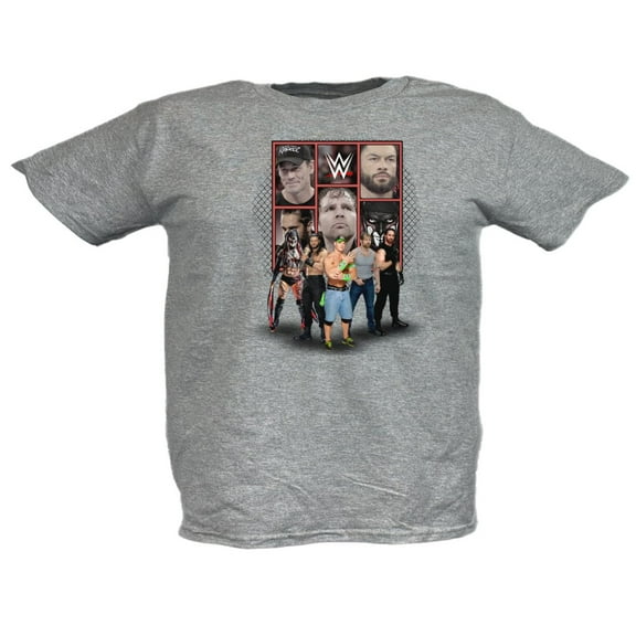 John Cena Roman Reigns Dean Ambrose WWE Standing Boys Juvy T-shirt