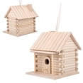 thumbnail image 3 of Bird Nesting Box, Soft Texture Birdhouse, Beautiful For Outdoor Birds Pet House Forest, 3 of 8