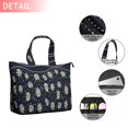 thumbnail image 2 of Dark Blue Daisy Flower Pattern Travel Tote Bags for Women Carry On,Large Weekender Bags for Women Travel,Multi Functional Duffle Bag for Work,Shopping,Sports, 2 of 5