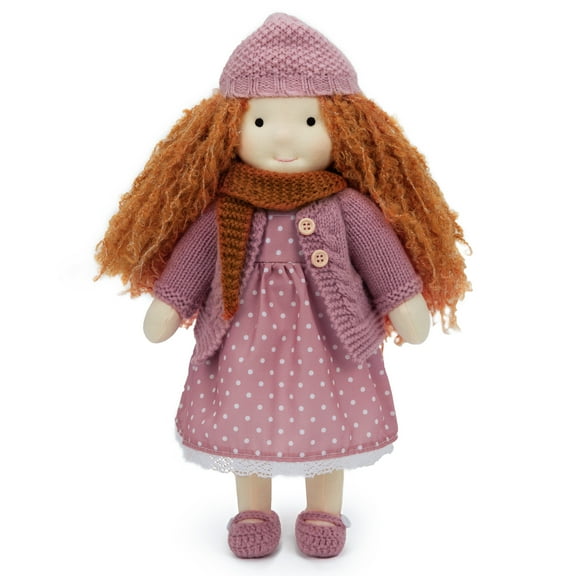Waldorf Doll - Sweet Style Handmade Rag Doll Waldorf Doll Birthday Gift For Girl With Love Ideal Perfect Gift with Exquisite Box