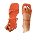thumbnail image 3 of Bibifish Womens Flat Slide Minimalist Crisscross Thin Strap Ladies Sandals Summer Sleek Street Everyday Casual Outdoor Walking Sandals, 3 of 9