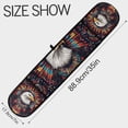 thumbnail image 3 of Yayeee Double Oven Mitt Kitchen Heat Resistant Baking 35" x7" Quilted Glove, Brown Abstract Eagle, 3 of 6