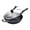 thumbnail image 1 of Sartén wok Gloria Antiadherente mango Largo con Tapa, 1 of 9