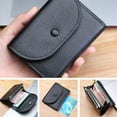 thumbnail image 4 of Wallet Leather Coin Purse Card Holder Mini Minimalist Wallet New V5 C3A9, 4 of 5