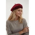 thumbnail image 2 of Minzimin Women's ​​Beret Hats​​ -Wool Blend Winter Cap, All-Season Soft ​​Beret Hats for Women​​, 2 of 7