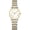 Gold Silver-White, variant on Watches for Women Classic Round Roman Numeral Ladies Wrist Watch, Stainless Steel Dress Watch with Butterfly Clasp, 30M for Her