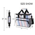 thumbnail image 3 of FORMRS Insulated Cooler Bag 24 Cans Capacity Soft Leakproof Lunch Box with Side Pockets, Abstract Pink, 3 of 7