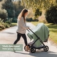 thumbnail image 6 of Breathable 100% Cotton Muslin Nursing Cover – Breastfeeding Privacy Apron with Arch Neckline, Versatile Stroller Cover & Multi-Use Baby Shower Gift, 6 of 7