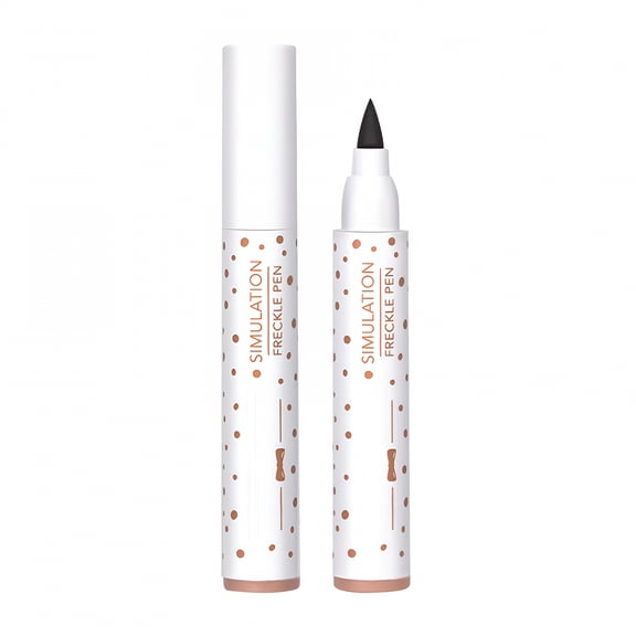 RAGUPEL Natural Freckle - Liquid Freckle Pen & Fake Freckles Stamp Air Cushion,Long Lasting Waterproof Freckles Tattoo Marker For Natural Sunkissed Makeup Brown