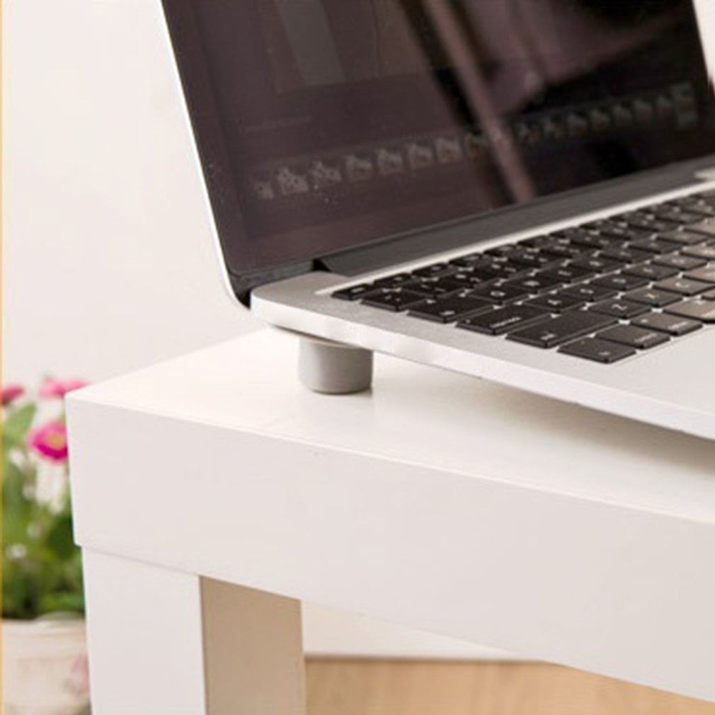 Gray Triamisu 4Pcs Skidproof Notebook Antiskid Cooling Laptop Ball Cool Feet Leg Stand Pad