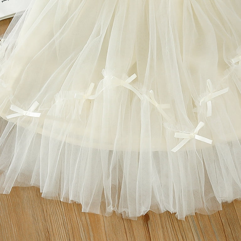 Gamivast Tutu for Girls Bow-ated Layered Tulle Elastic Waist Tutu