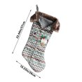 thumbnail image 3 of Meitianfacai Christmas Decorations Clearance Christmas Stockings Knitted Candy Bags Christmas Tree Hanging Decorations Socks Holiday Gift Bags Decorative Props, 3 of 6
