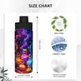 thumbnail image 3 of Goofa Colorful Potion Bottles Magic Print 18oz Sports Insulated Kettle With Straw Water Bottle Sports Water Bottle For Running Hiking Cycling Climbing Mans Womans, 3 of 7
