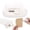 White, variant on Retractable Cute Cloud Shaped Letter Opener, Small Portable Keychain Tool for Cutting Envelopes, Pocket Size 2.24 x 1.5 x 0.55 Inches, 1 Piece