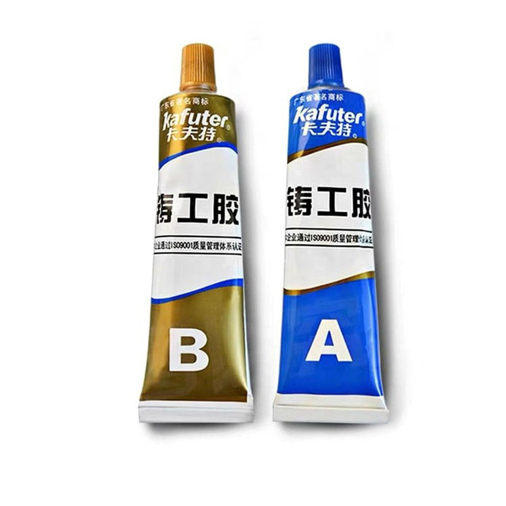 Brand New 2 Bottles Miracle Welding Glue Kraft Casting Glue Epoxy Resin