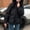 F-417Black, variant on ZHOGXU Women's Hooded Coat With Pocket Long Sleeve Solid Color Zipper Thickened Warm Comfortable Fashion Jacket For Casual Daily Wear Black L