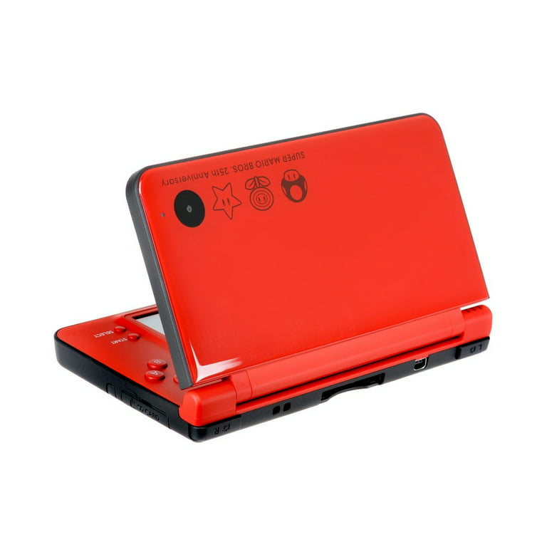 Restored DSi XL Super Mario Bros. 25th Anniversary Red with Stylus (Refurbished) Walmart.com