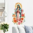 thumbnail image 7 of Our Lady of Guadalupe Wall Decal Religious Wall Sticker Virgin Mary Home Decor Catholic Religious Art for Bedroom Living Room Wall Art Decorations Peel and Stick Vinyl Wall Decals for House Decor, 7 of 7