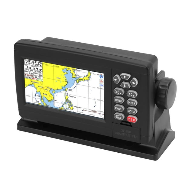 Localizador GPS marino, navegador GPS marino de 5 pulgadas Navegación GPS marina Navegador GPS marino Durabilidad mejorada