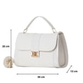 thumbnail image 3 of Bolso de mujer FANA Clara Color Blanco Espectacular M3859!!!, 3 of 3